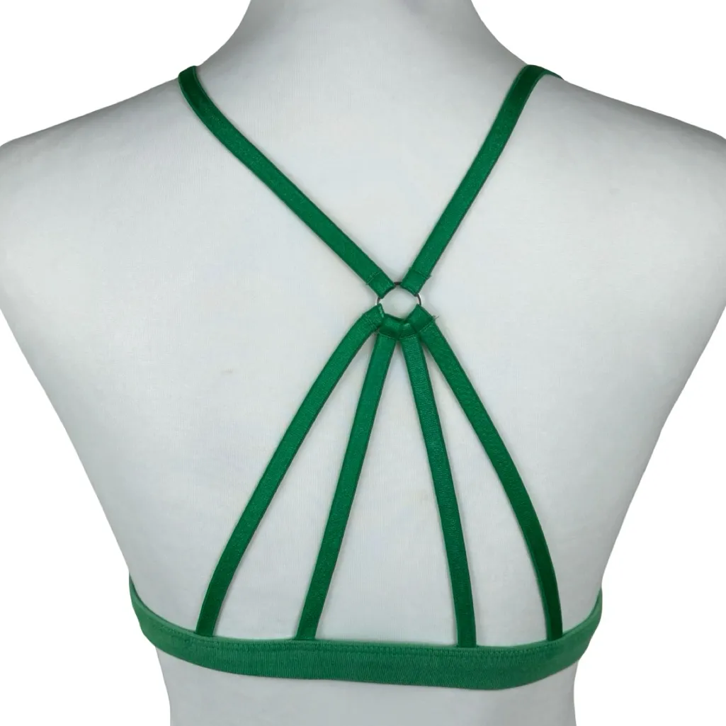 Victoria’s Secret Shamrock Lace St. Patrick’s Day Bra Women's Bralette Medium - Image 5