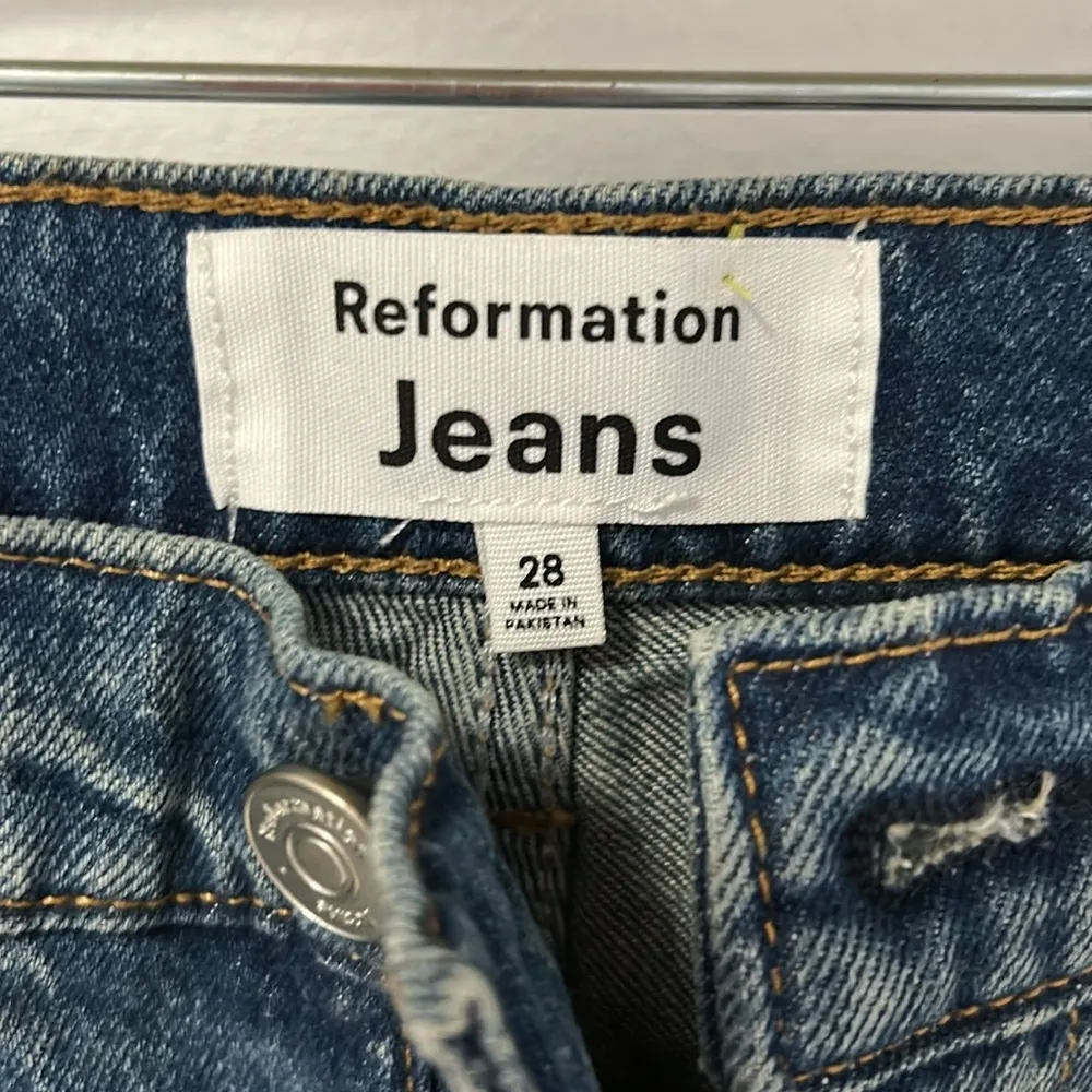 Reformation Elan Ultra High Rise Straight Leg Jeans - Image 10