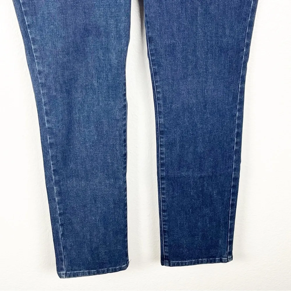SOFT SURROUNDINGS Dark Wash Denim High Rise Jegging Jeans, Size 10P - Image 11
