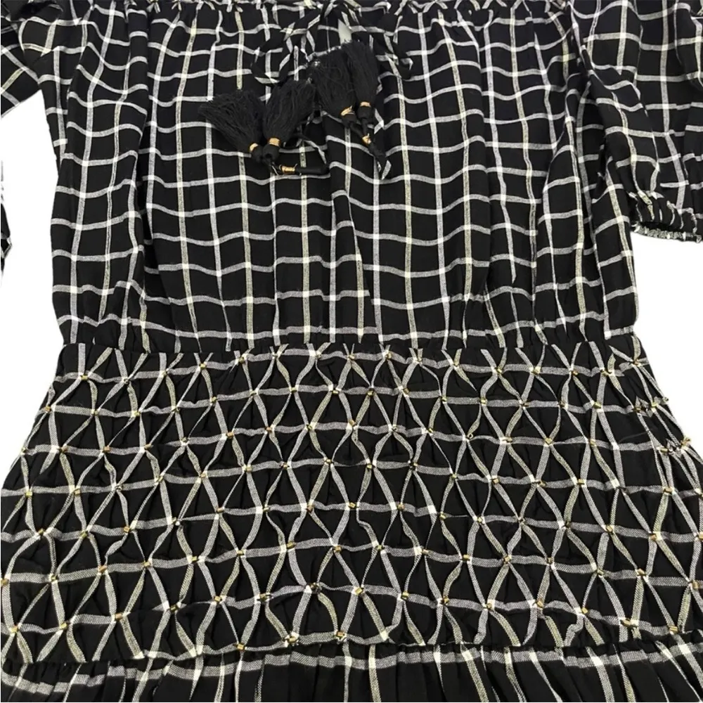 Tularosa Nina Dress in Black and White size M - Image 8