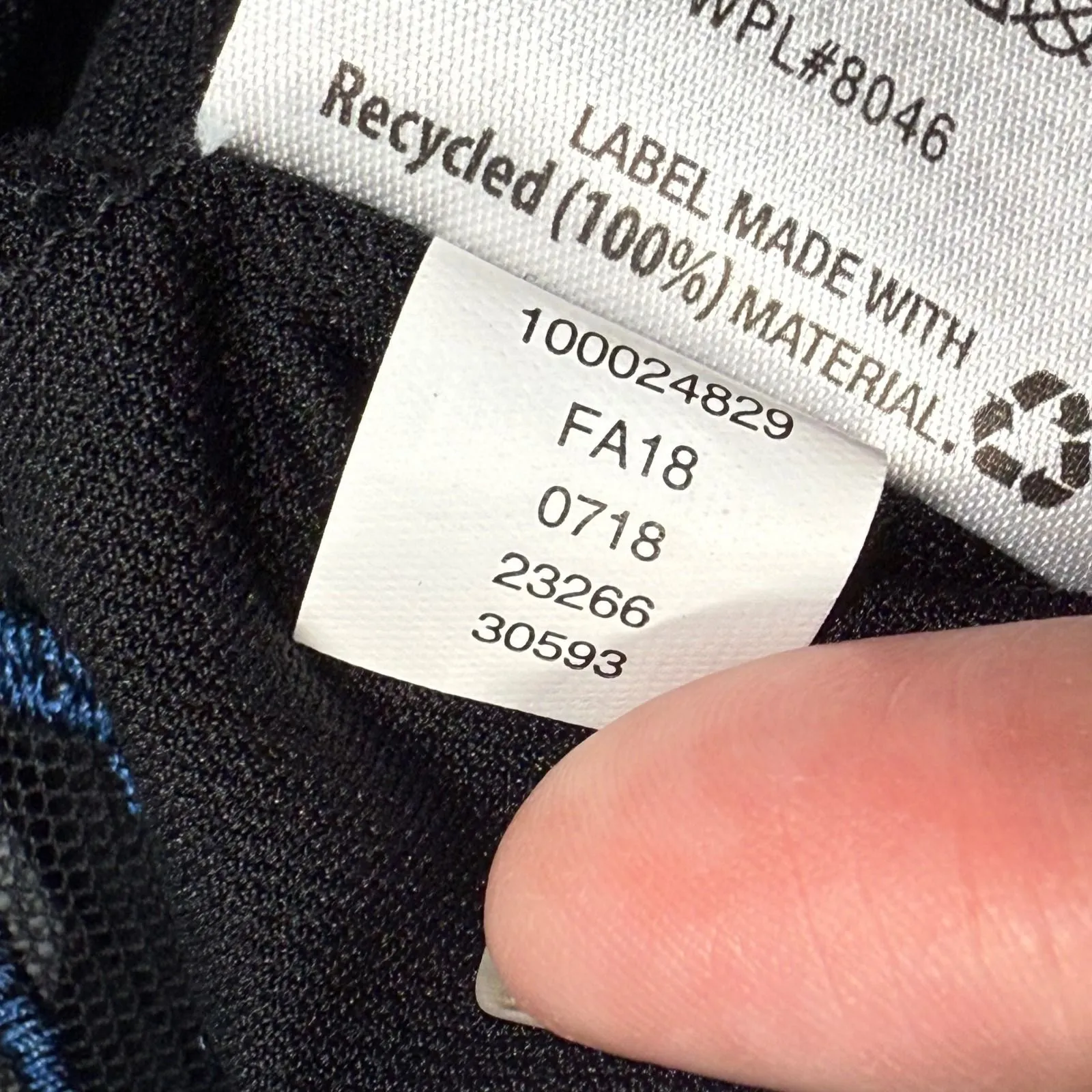 Alfani‎ Sheer Embroidered Top Blouse Black Blue Floral Long Sleeve 0X - Image 6