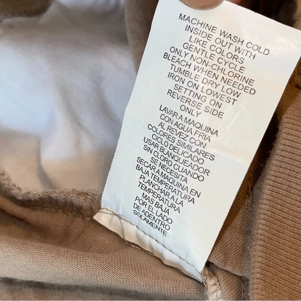 Democracy Tan Cargo Shorts with Drawstring Waist - Image 7