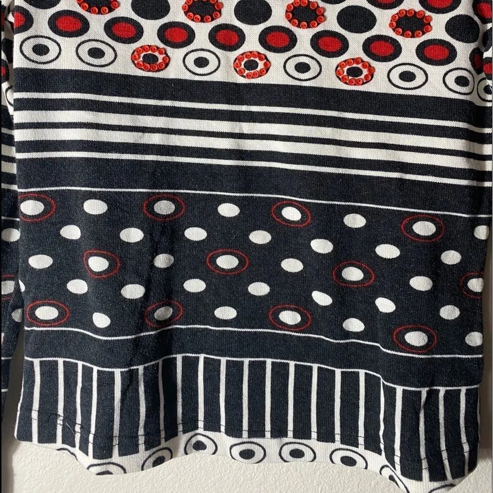 Vintage Liedow Sweater With‎ Tiny Buttons Black - Image 9