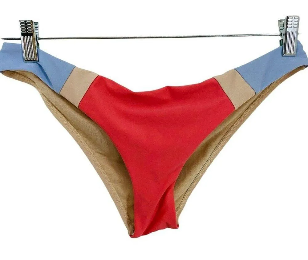 Hula Honey Colorblocked Molded Cup Push-Up Bikini Set Womens Large - Image 10