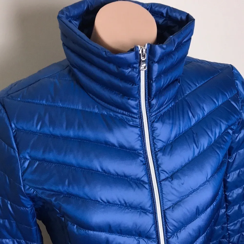 Kenneth Cole Reaction Down Puffer Jacket Blue Coat - Image 2