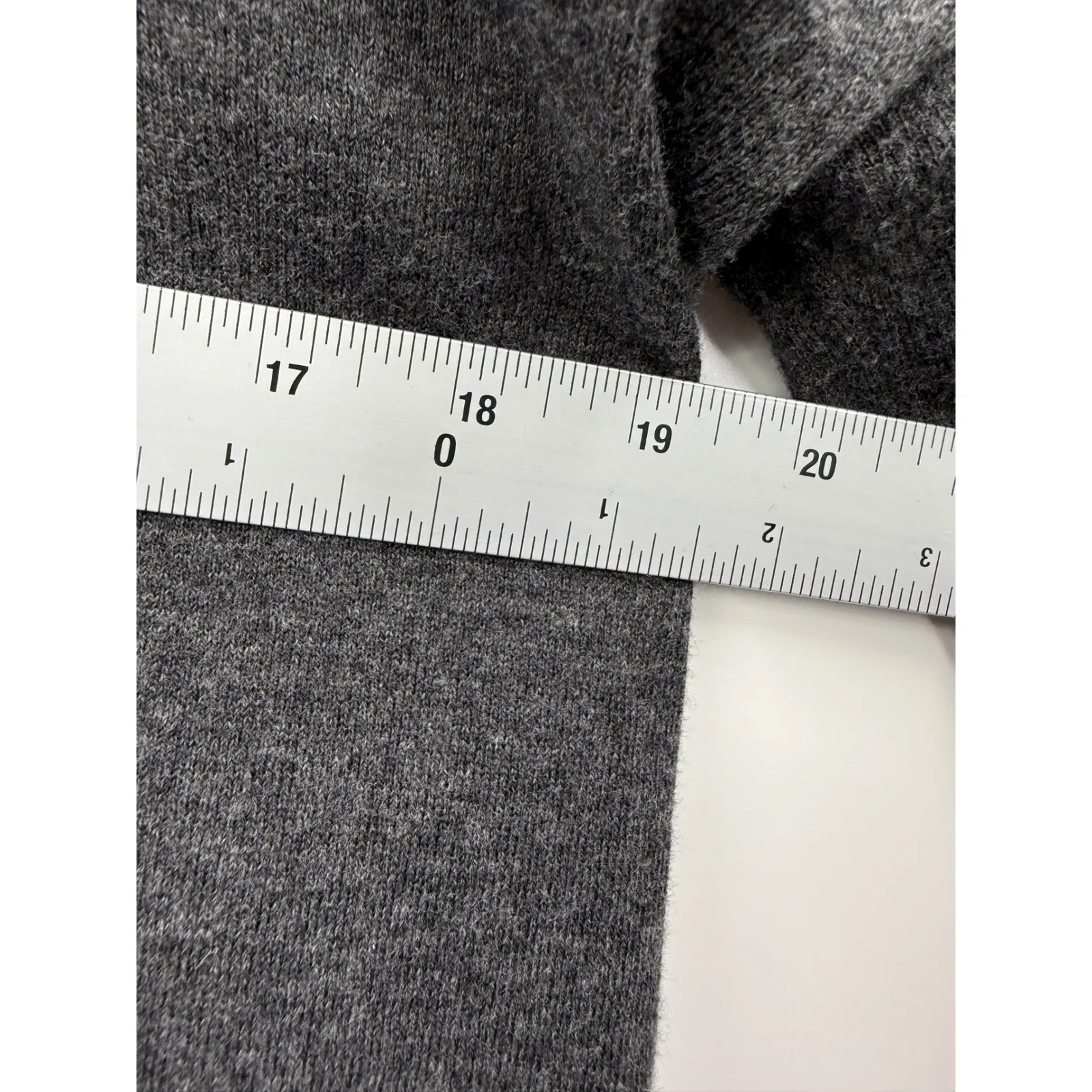 Kinross Cashmere Charcoal Gray Mock Neck Zip Up Sweater Jacket Size M Size M - Image 6