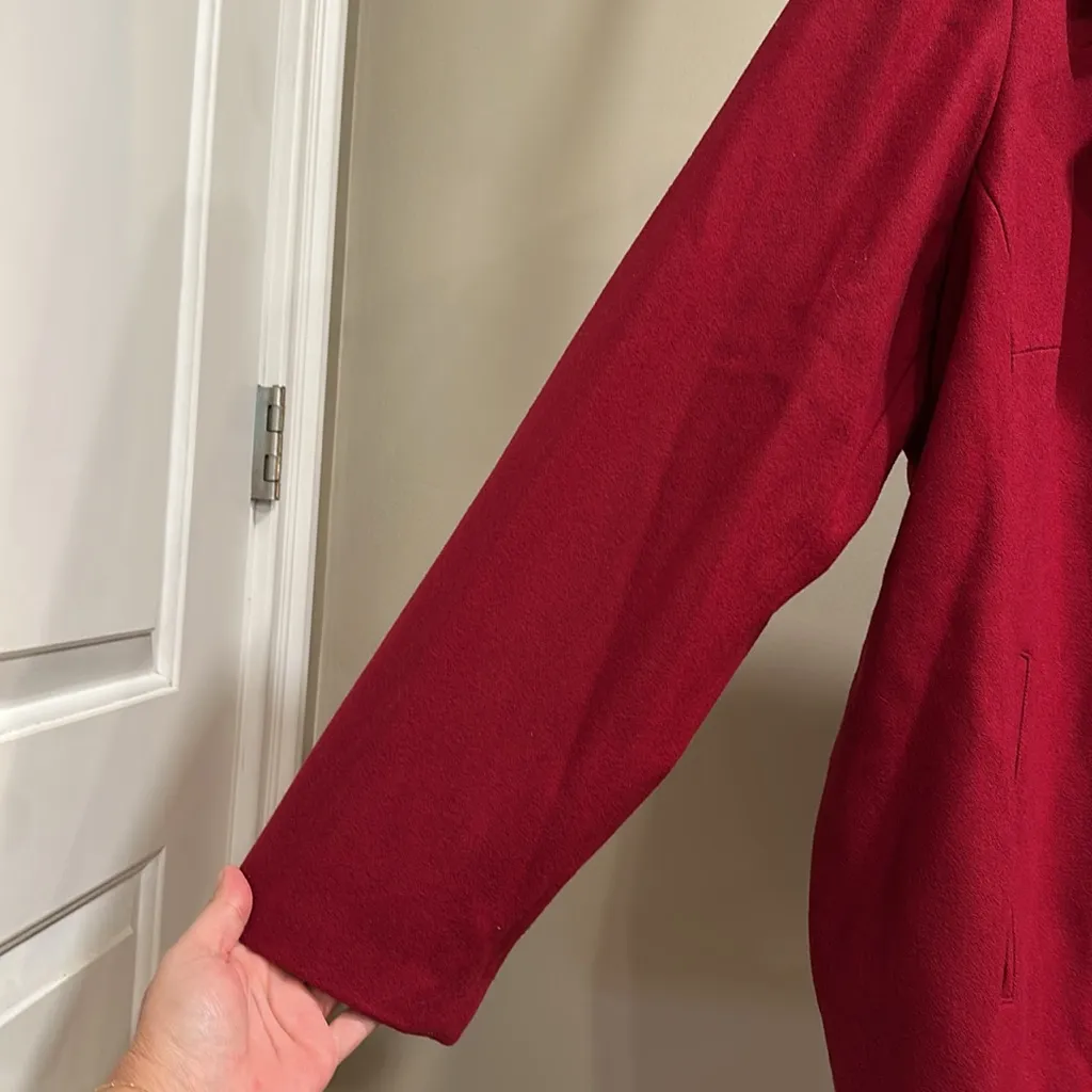 Avenue Wool Blend Peacoat Red NEW Size 26/28 - Image 6