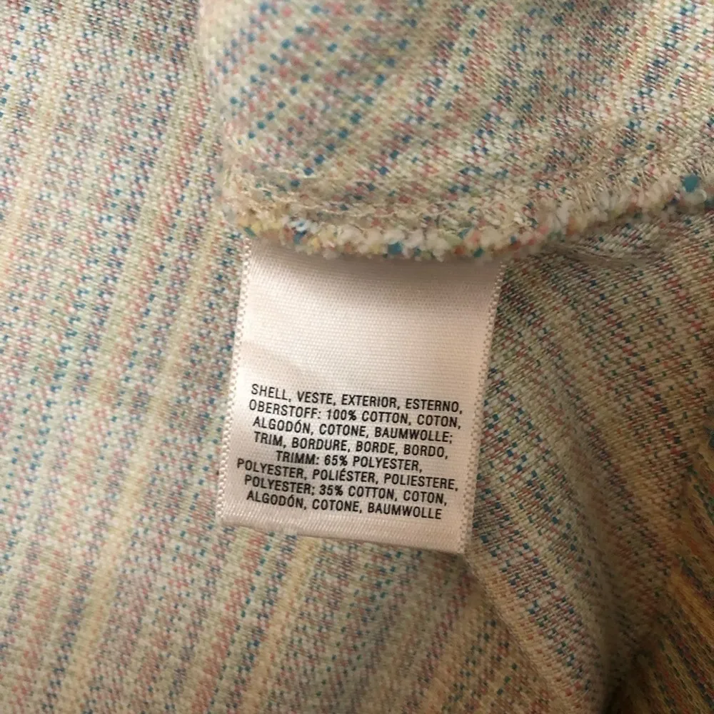 Anthropologie Pilcro & the letterpress striped button front mini skirt sz 14 new - Image 3