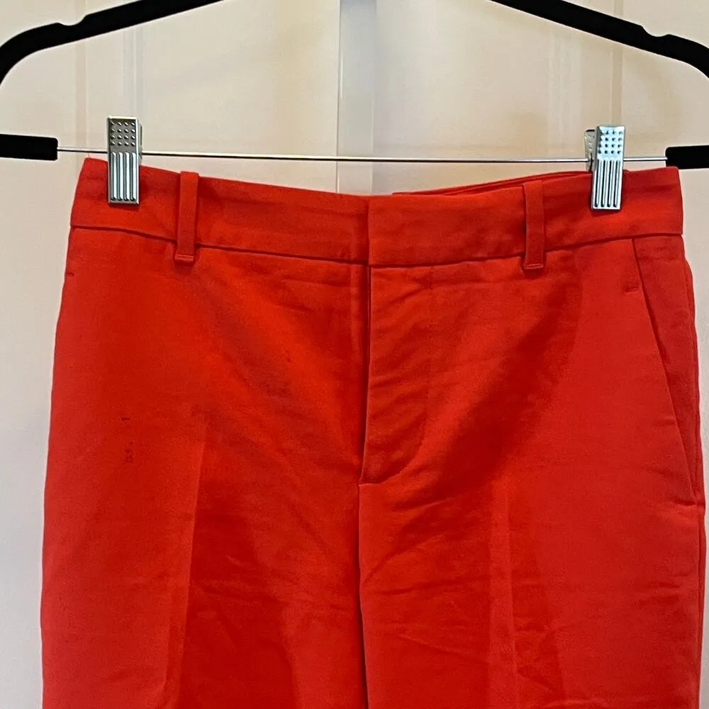 Cigarette Pants - Women Size 4 - Red - Image 2