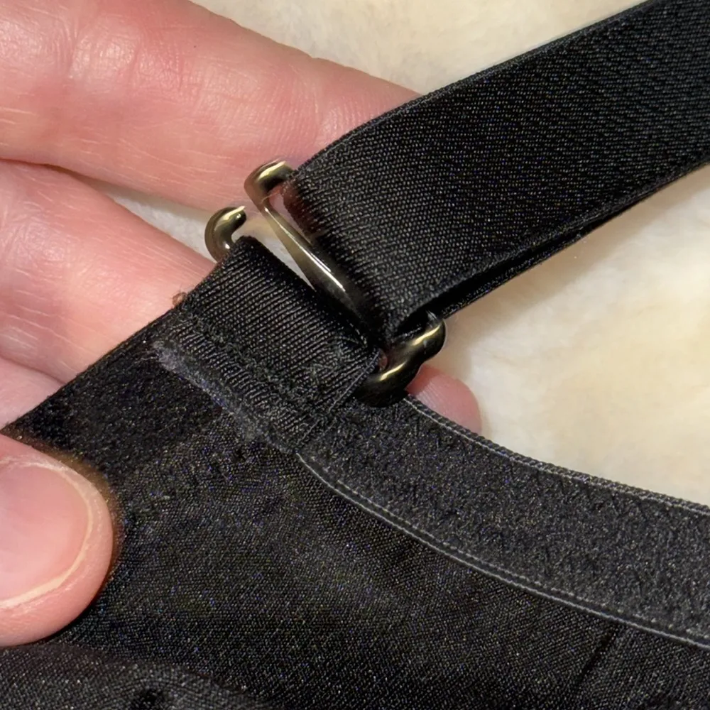 Maidenform Convertible Long Line Push Up Underwire Bra Black 38D - Image 7