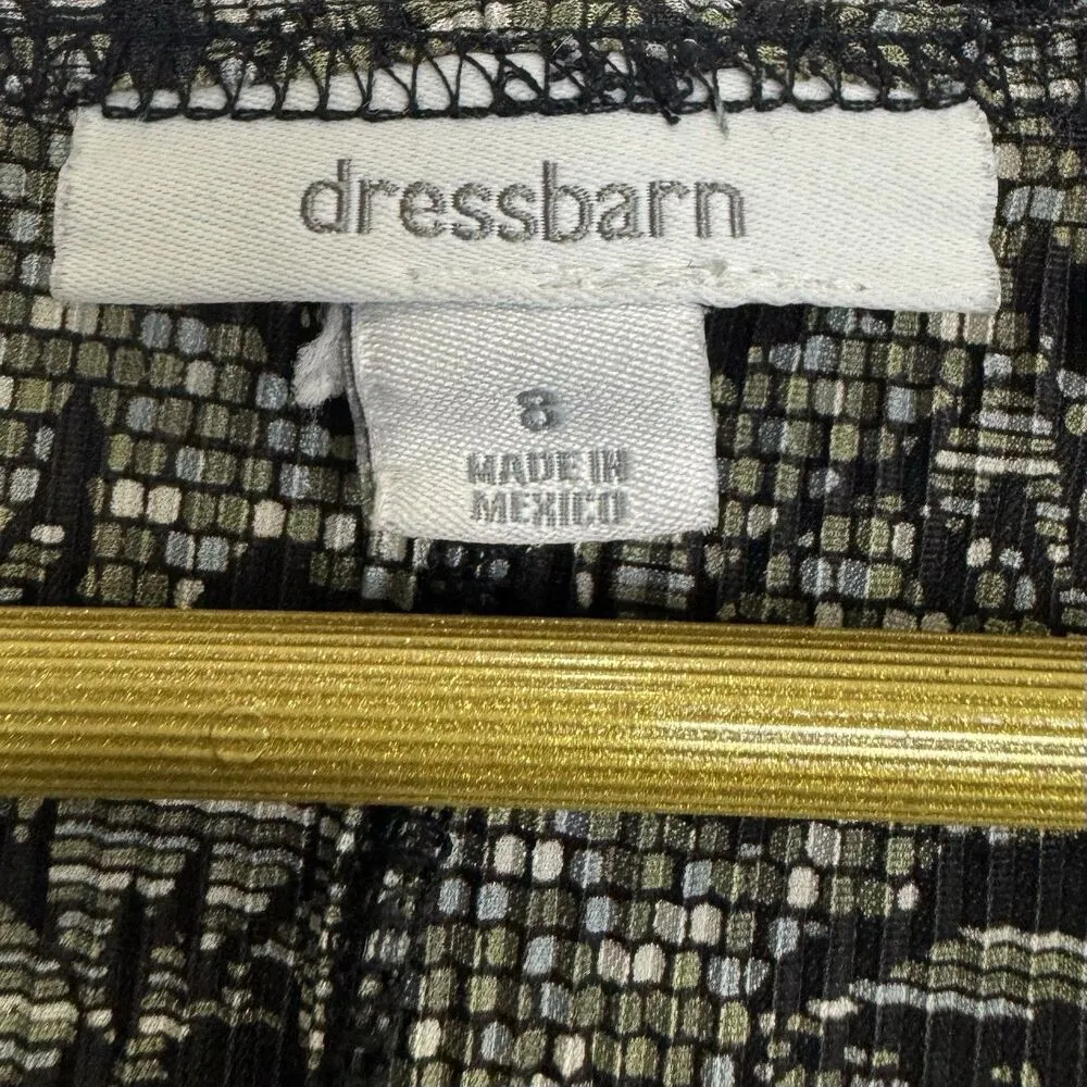 Vintage Y2K Dress Barn Womens Floral Babydoll Top Size 8 Brown Fairy Whimsigoth - Image 6