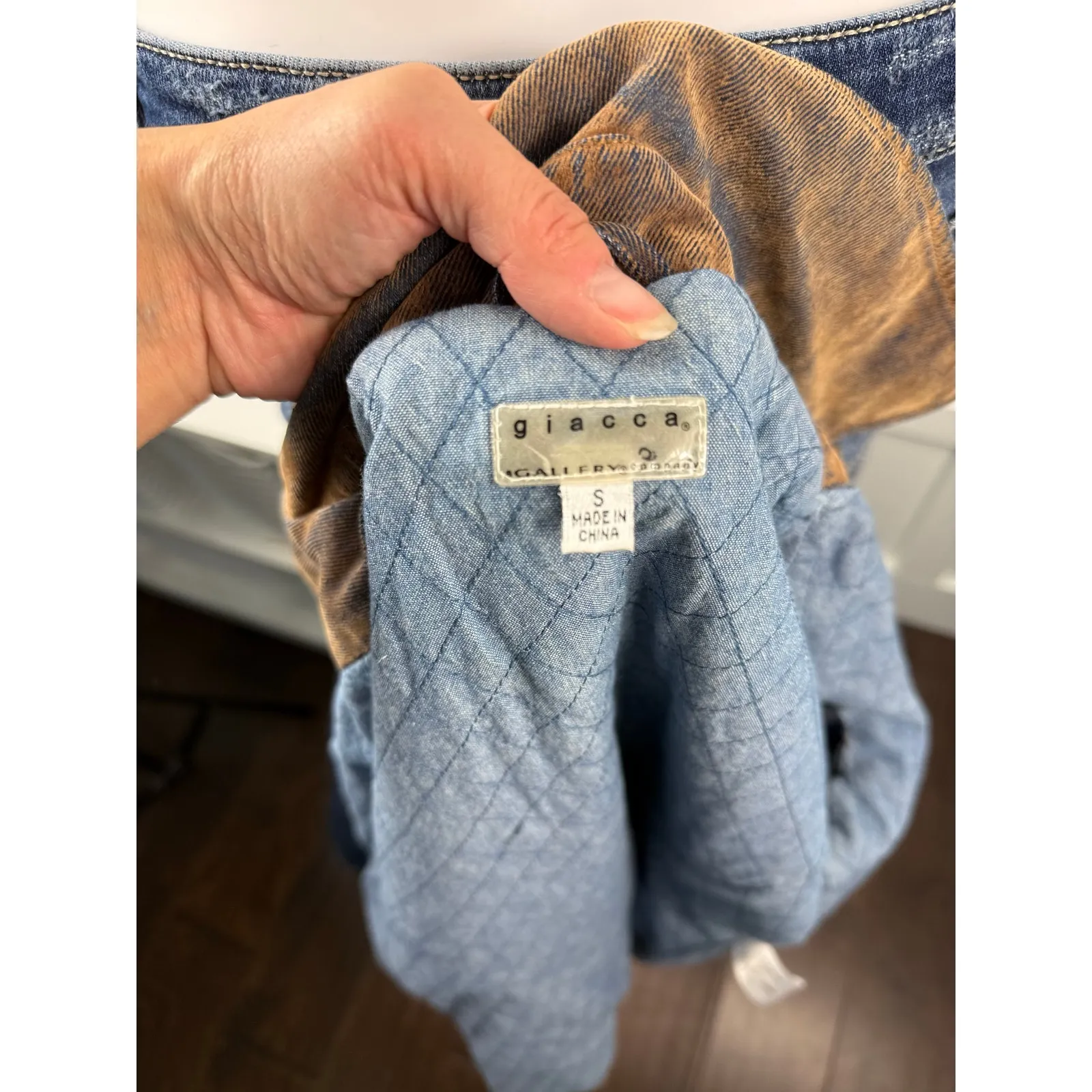 Beautiful Giacca Jacket Size S Brown - Image 7