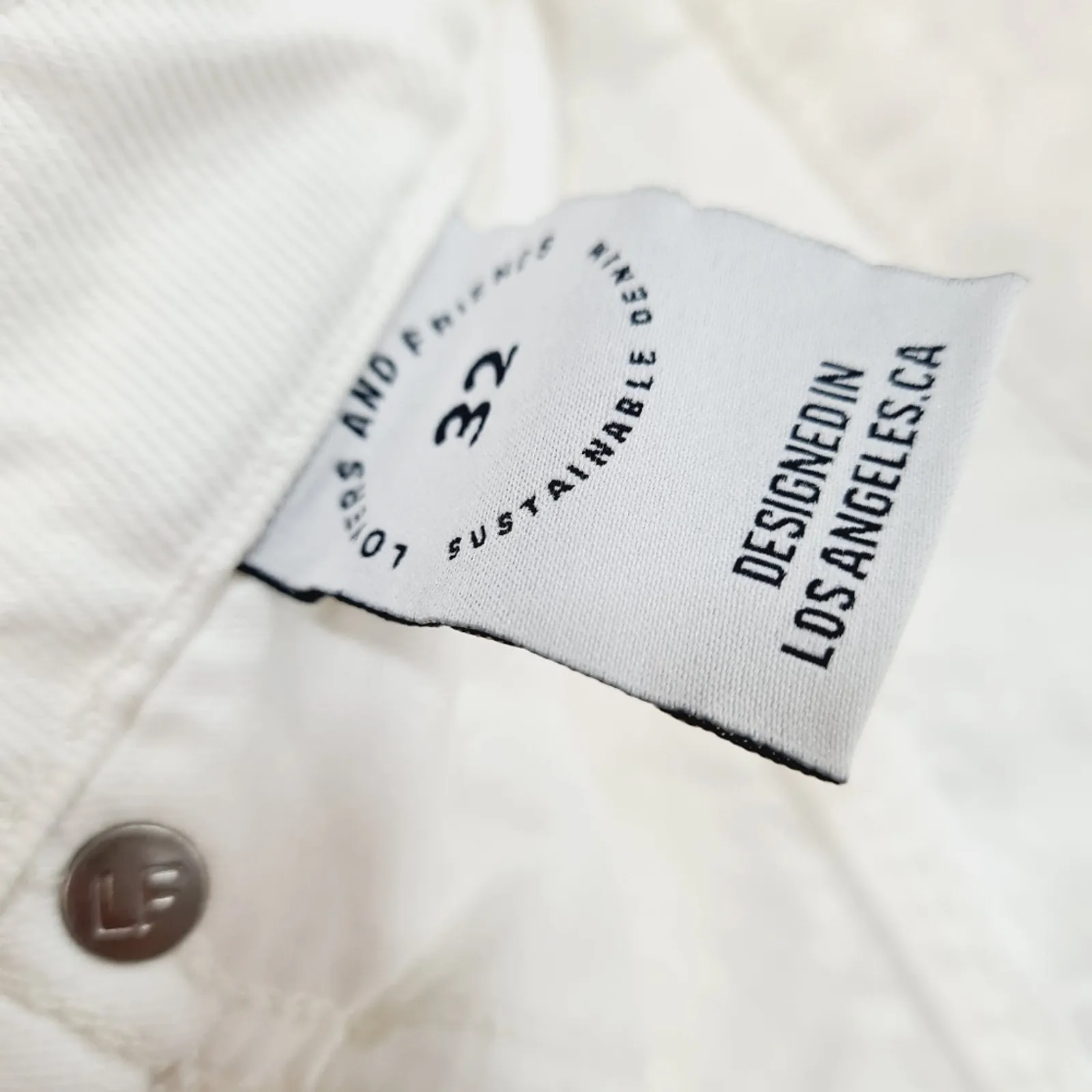 Lovers and Friends Ryan High Rise Straight in Lighthouse Size 32 - Image 10