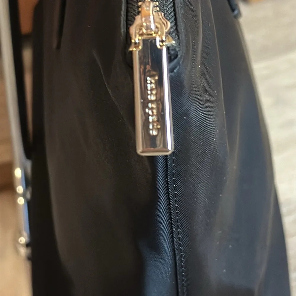 Kate Spade New York Black Nylon Kitt Large Zip Top Tote Bag. New Without Tags - Image 3