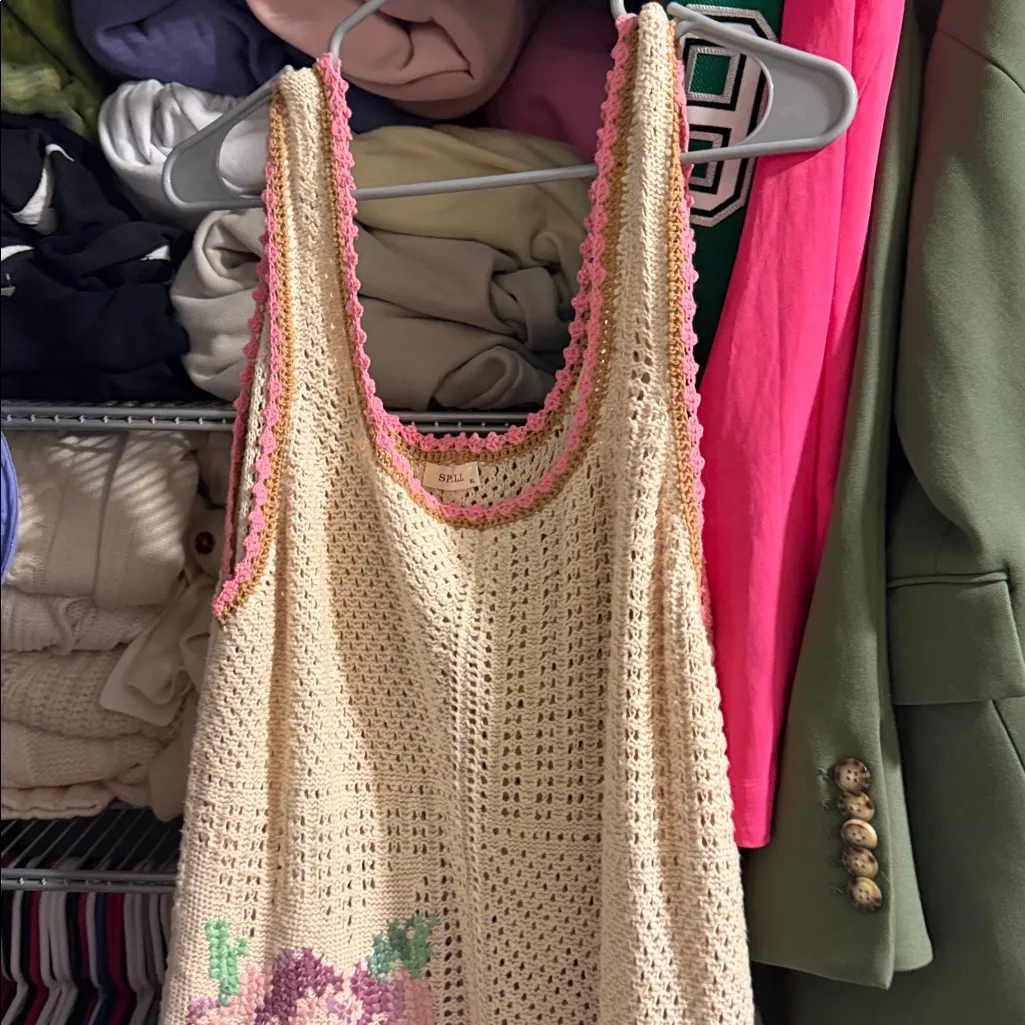 SPELL Coastal Granny Midi Dress Size XL - Image 5