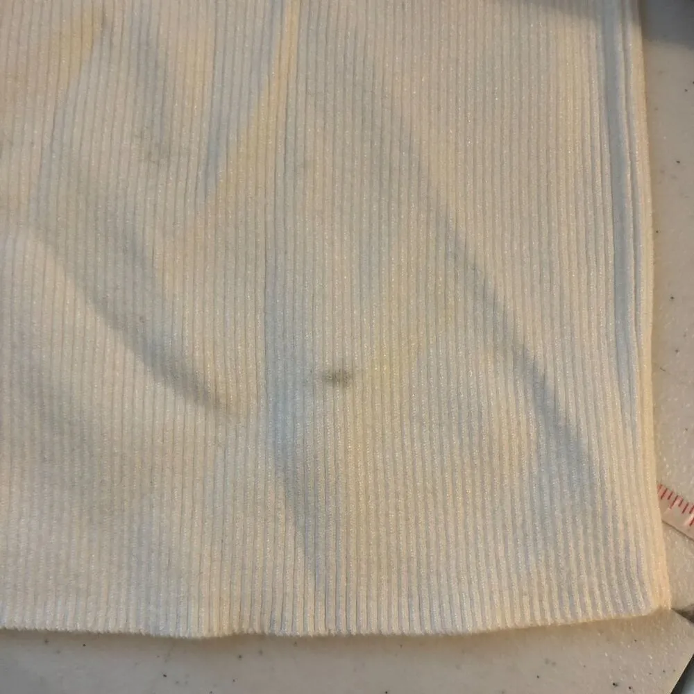 Madewell Womens The Signature Knit Mockneck Sweater Tank Sleeveless White XXS - Image 4