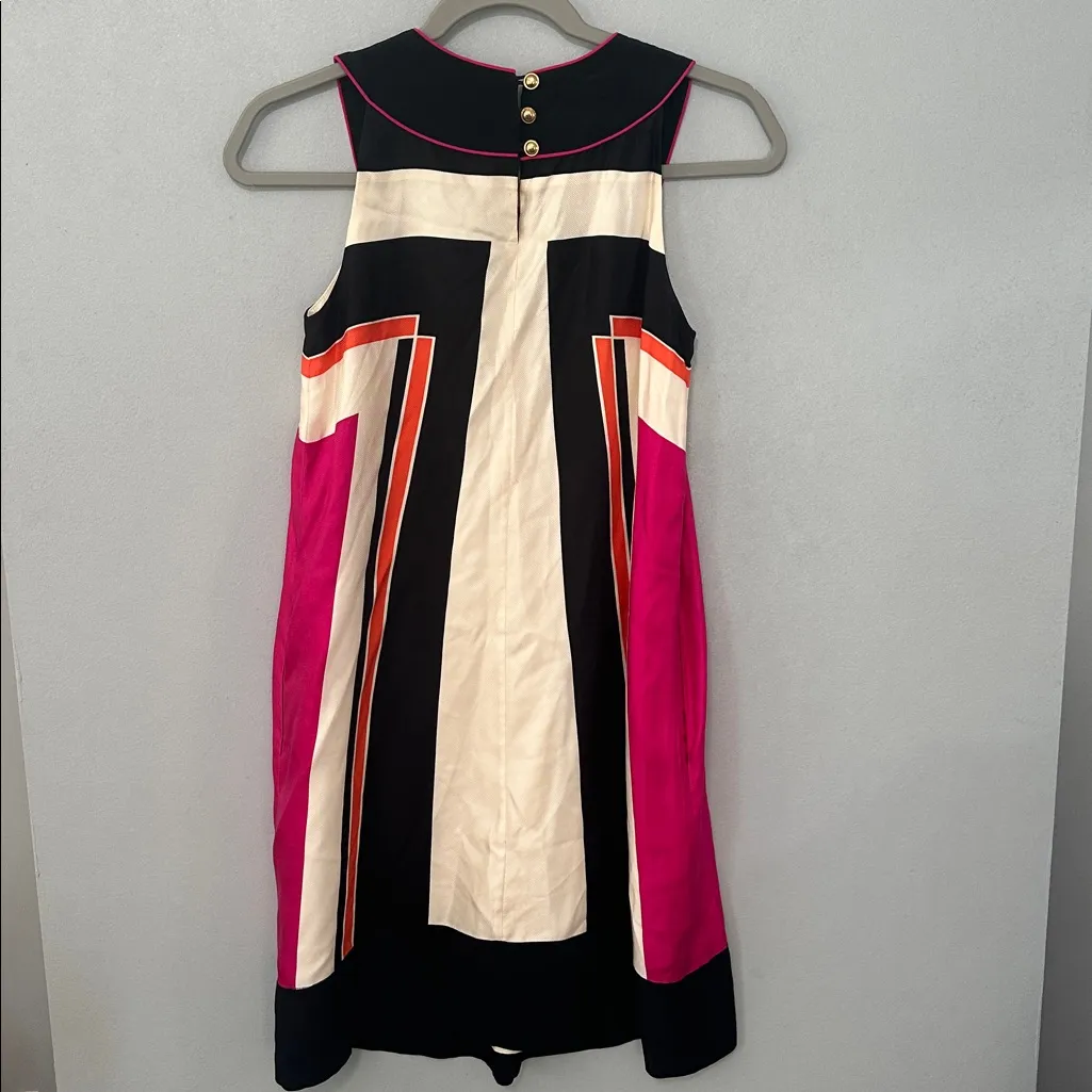 Shoshanna‎ Mod Colorblock Sleeveless Dress - Image 4