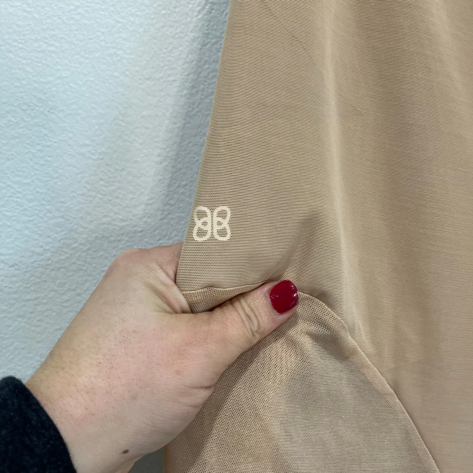 Honeylove SuperPower Shorts 1X Beige High Compression Sculpting Short No Straps - Image 8