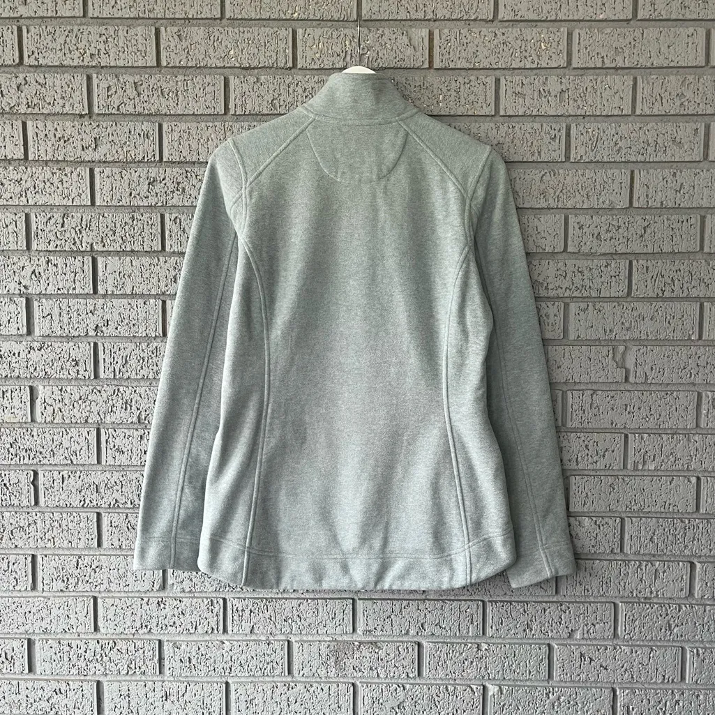 NWT Duluth Trading Co Frost Flake Fleece Full Zip Jacket Size Small Light Blue - Image 3