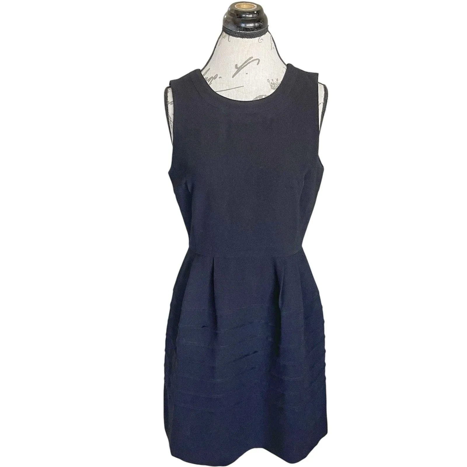 Madewell Women's Dress Sz 8 Black Y2k Retro Whimsygoth Fall Autumn Dark Academia - Image 2