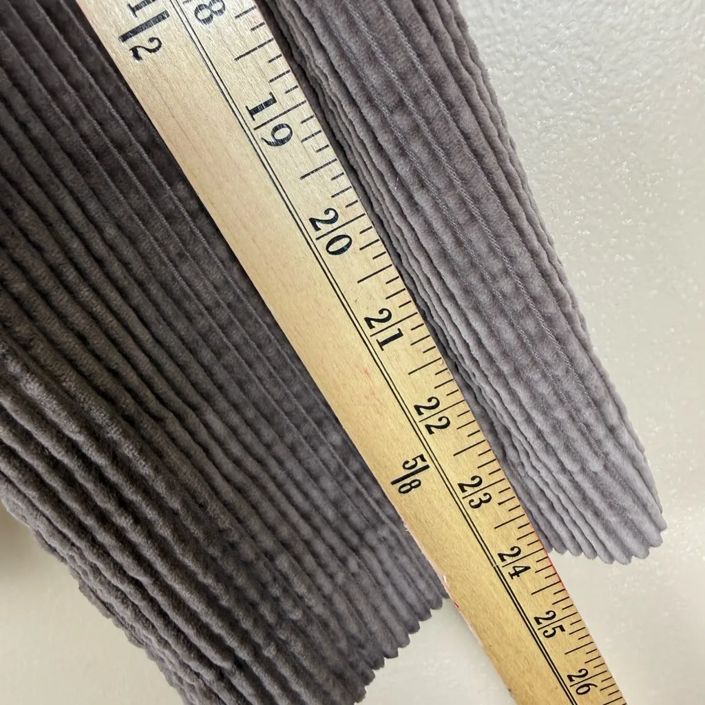 J. Jill | Women's Brown Corduroy Double Breasted Jacket Size M Tall Pea Coat - Image 12