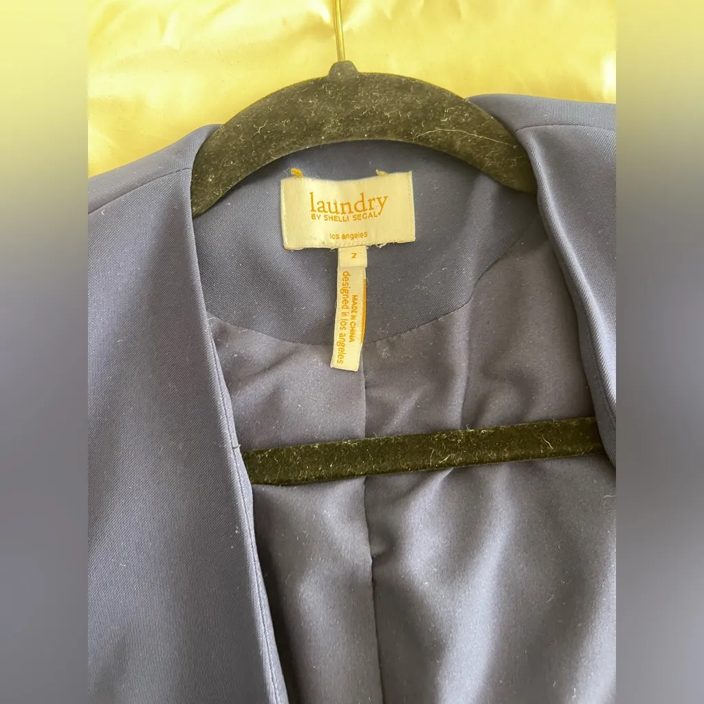 Laundry By Shelli Segal Navy Pantsuit - Image 3