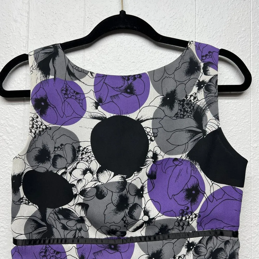 Nine West Floral Top Womens 4 Career Office Workwear Formal Party Cocktail Event - Image 6