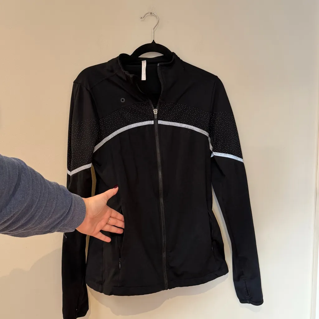 Fabletics Black Moira Zip Up Jacket - Image 5