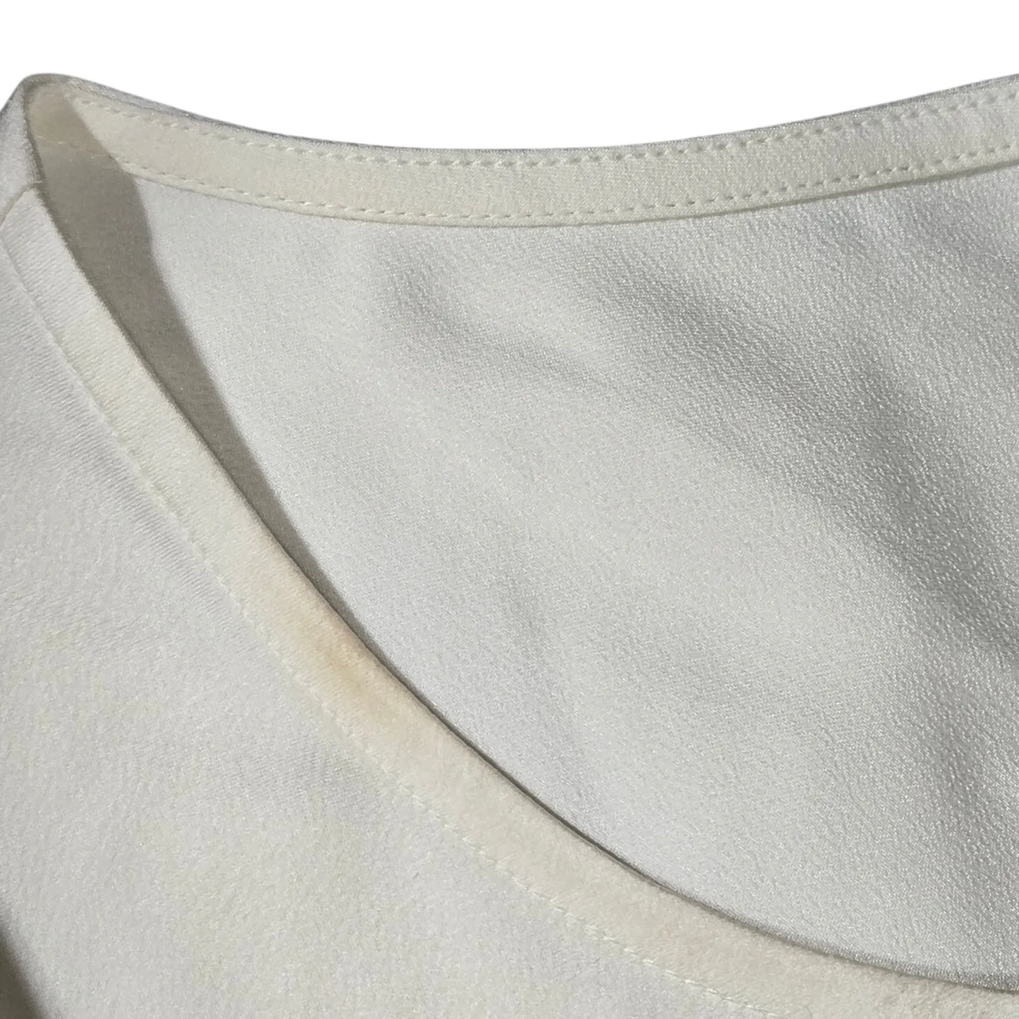 J. Crew Short-sleeve button-back‎ top in everyday crepe Ivory S BP958 - Image 6