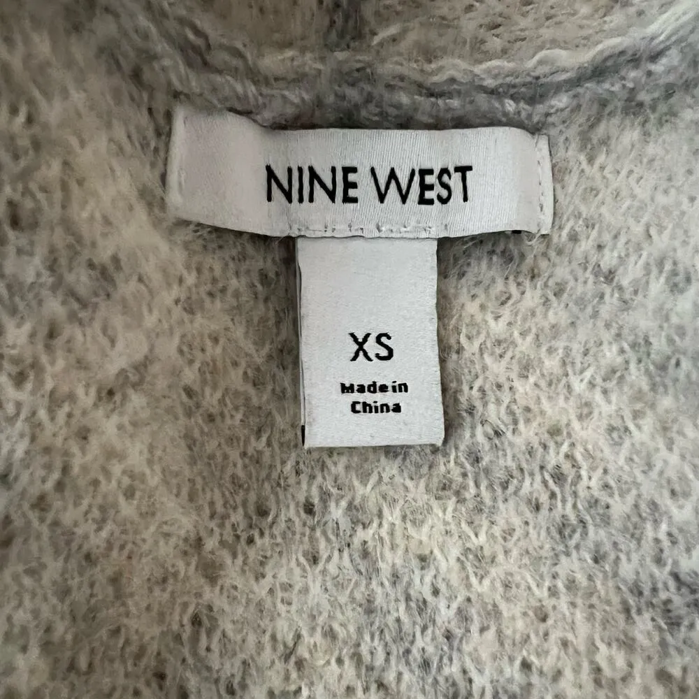 Nine West Women's Plaid Cardigan Pockets Size XS - Image 6