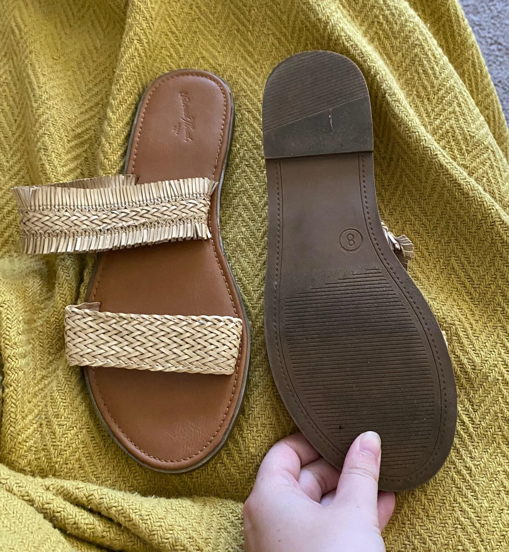 Universal Thread Slip On Strapped Sandals - Image 2