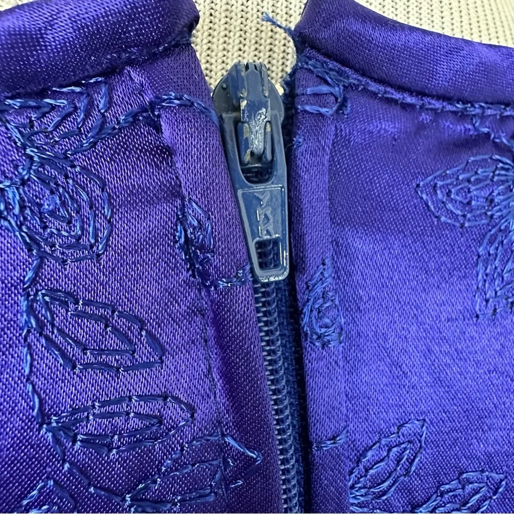 JESSICA McCLINTOCK Purple Dress Size 9/10 - Image 5