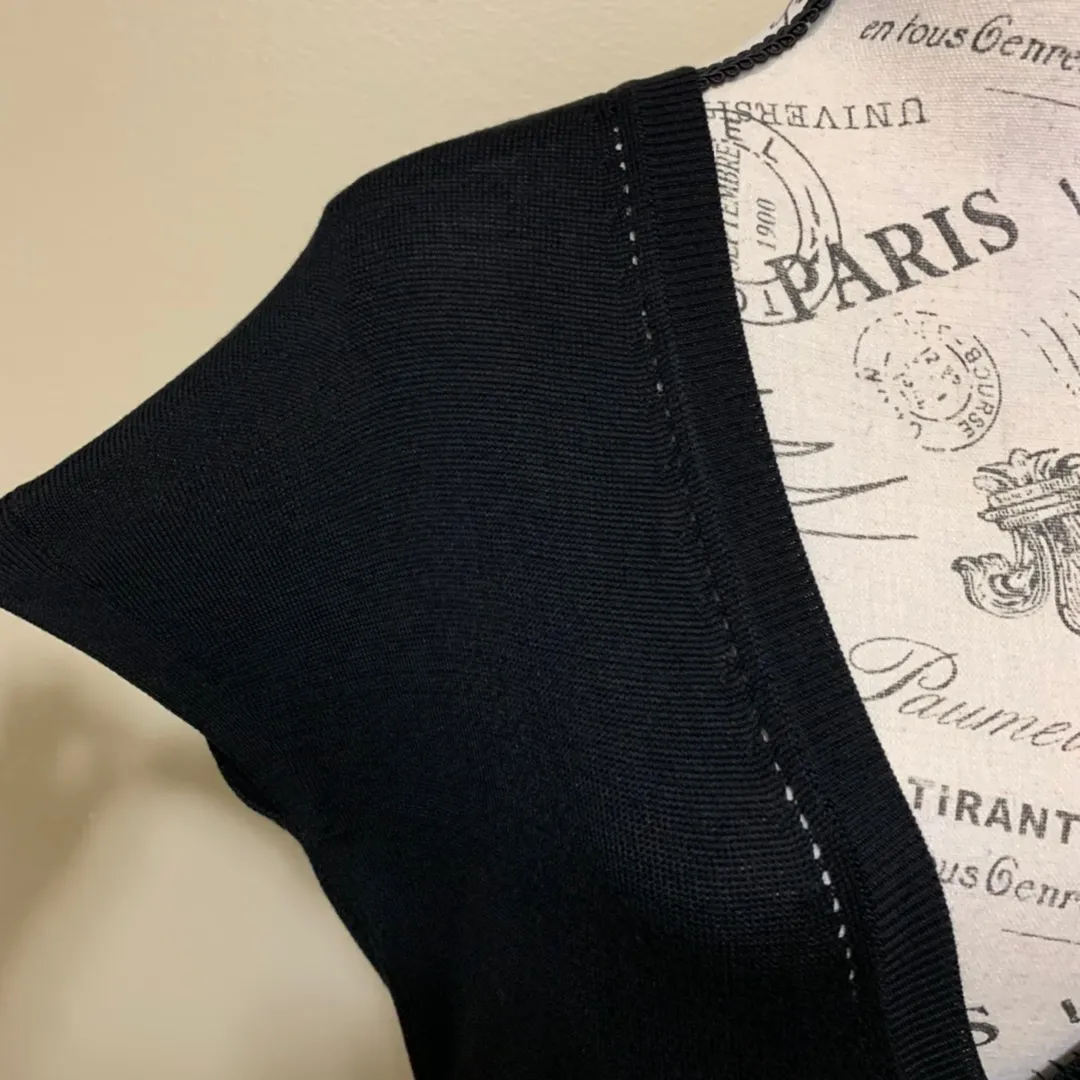 White House Black Market Black Cover Up Top XS - Image 10