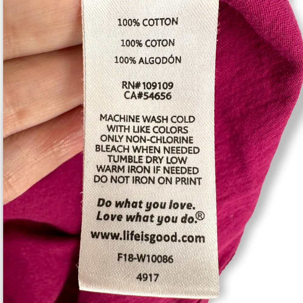 Life is Good | Large | The Mountains are Calling Relaxed Fit Crew Neck Tee - Image 6