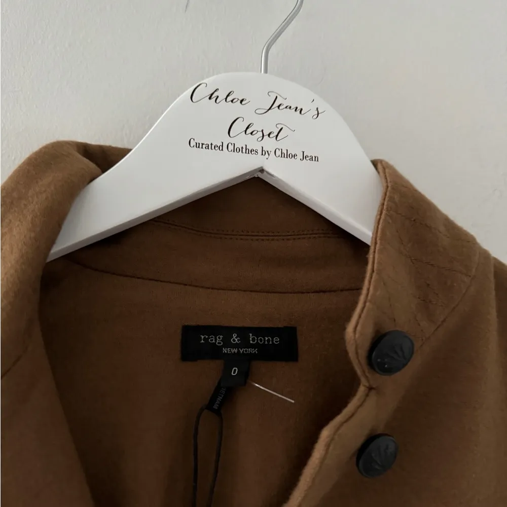 RAG & BONE Slade Wool Blazer in Brown 0 - Image 6