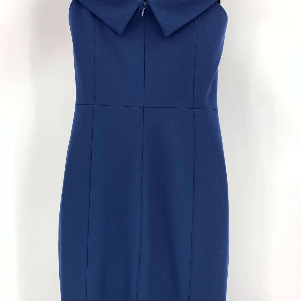 GAL MEETS GLAM Tyler Off The Shoulder Midi Dress Navy Blue 2 - Image 11