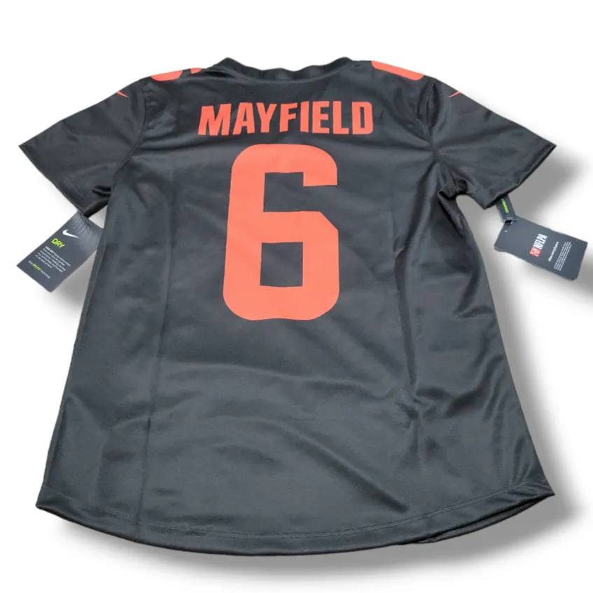 NEW Nike Top Size Small Baker Mayfield Cleveland Browns Nike Legend Jersey Shirt  - Image 3