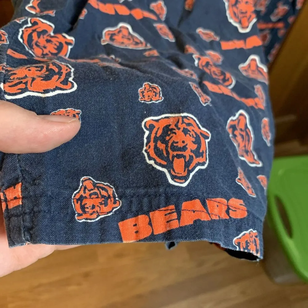 Chicago Bears Pajama Pants Mens Medium Black‎ Orange NFL - Image 4