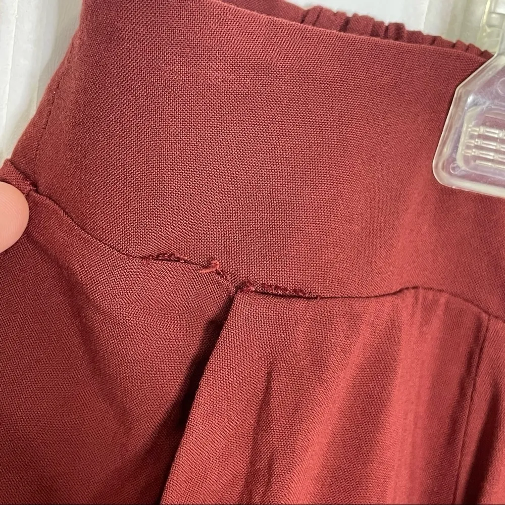 Torrid Button front skirt in rust red 543 - Image 3