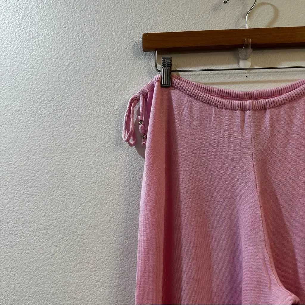 Frankie's Bikinis Breeze Low Rise Knit Pants Size Large Pink NWT - Image 8