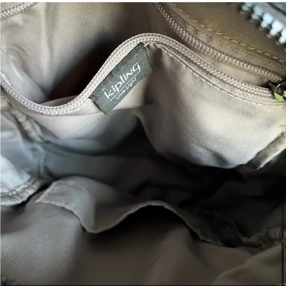 Kipling  City Mini Backpack Pattern Black with No Monkey - Image 6