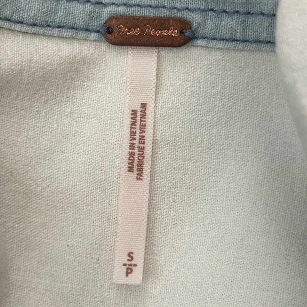 Free People Bandana Bandit Long Sleeve Button Up Celestial Paisley Shirt - Image 3