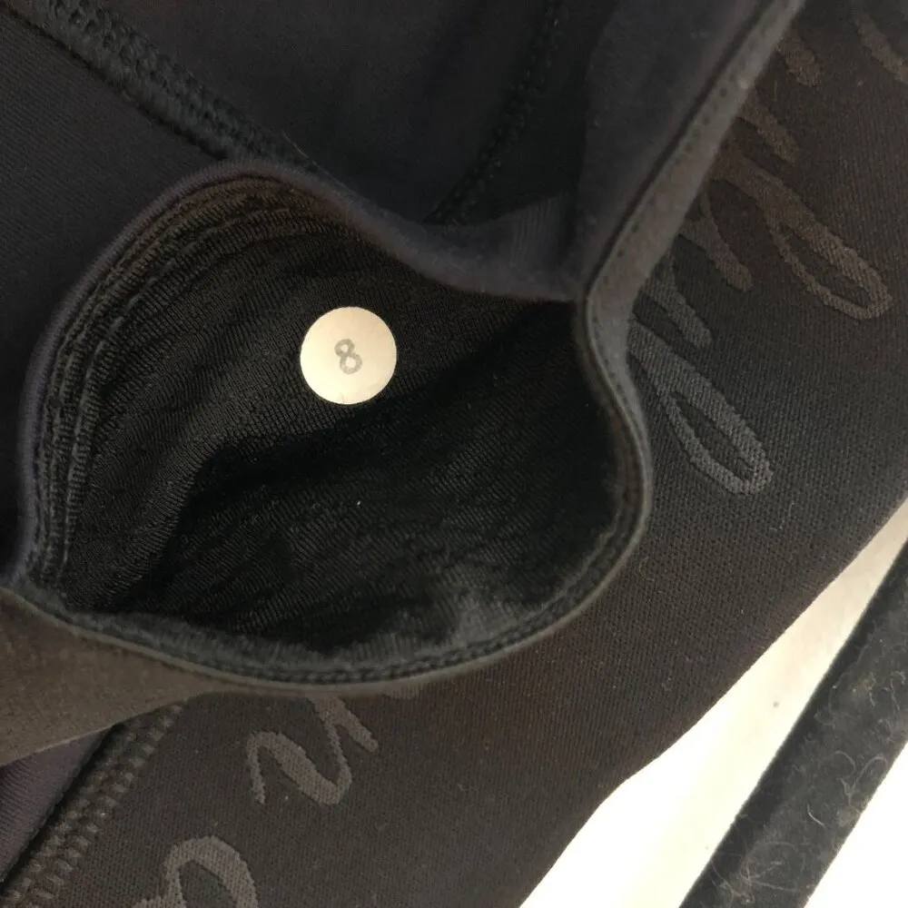 Lululemon Womens Athletic Shorts Drawstring Navy Blue 8 - Image 3