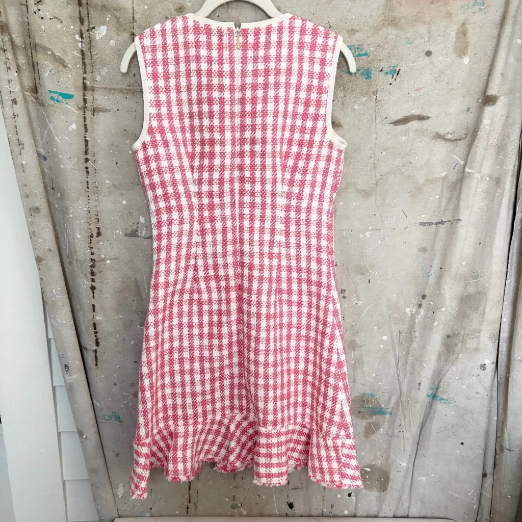 Kate Spade Gingham Tweed Dress - Image 4