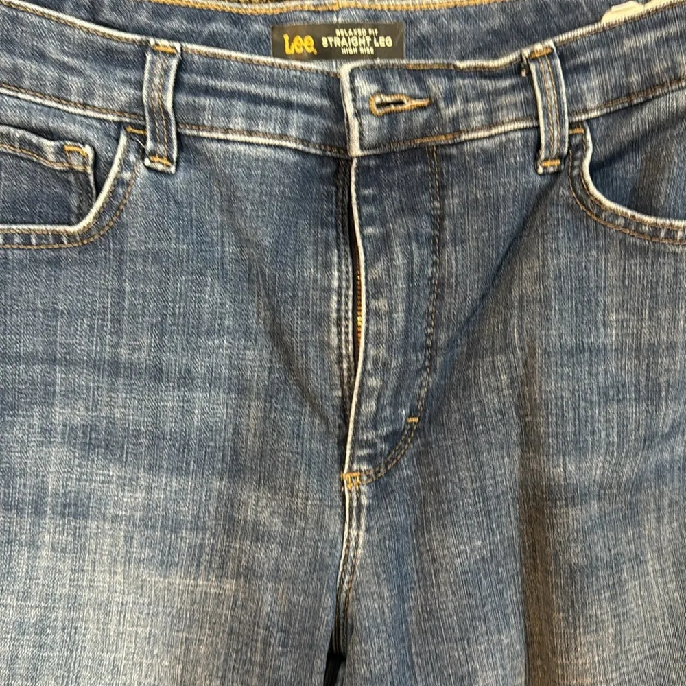 Women’s Lee 10 Long relaxed Fit Straight Leg High Rise Jeans - Image 2