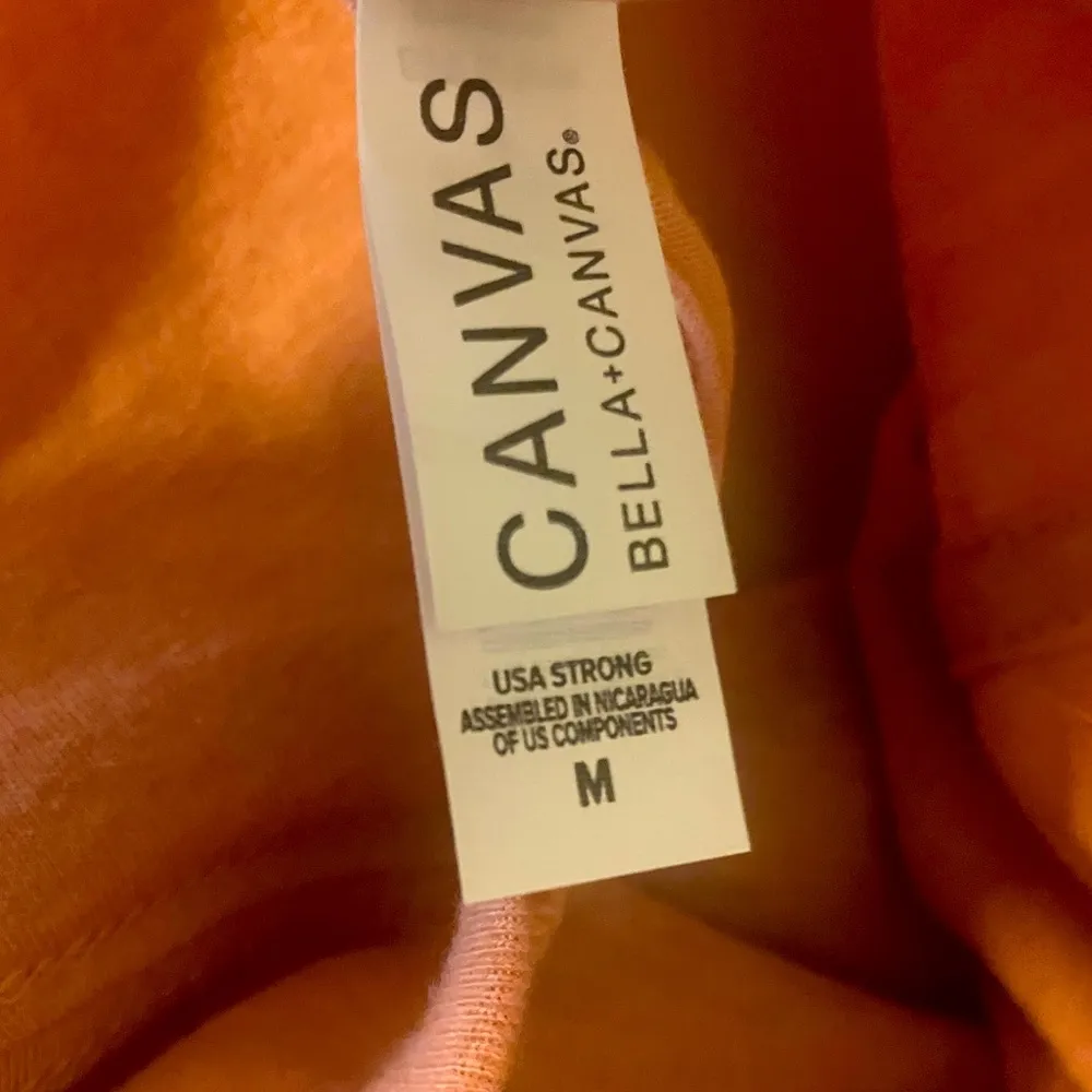 Bella Canvas Unisex Cotton Maria T-shirt Peach Color Size M - Image 4