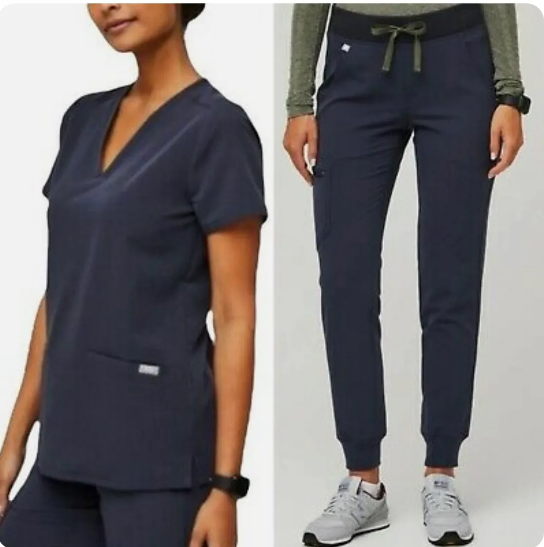 FIGS Scrubs Set Quiet Navy (Limited Color)  - Image 2