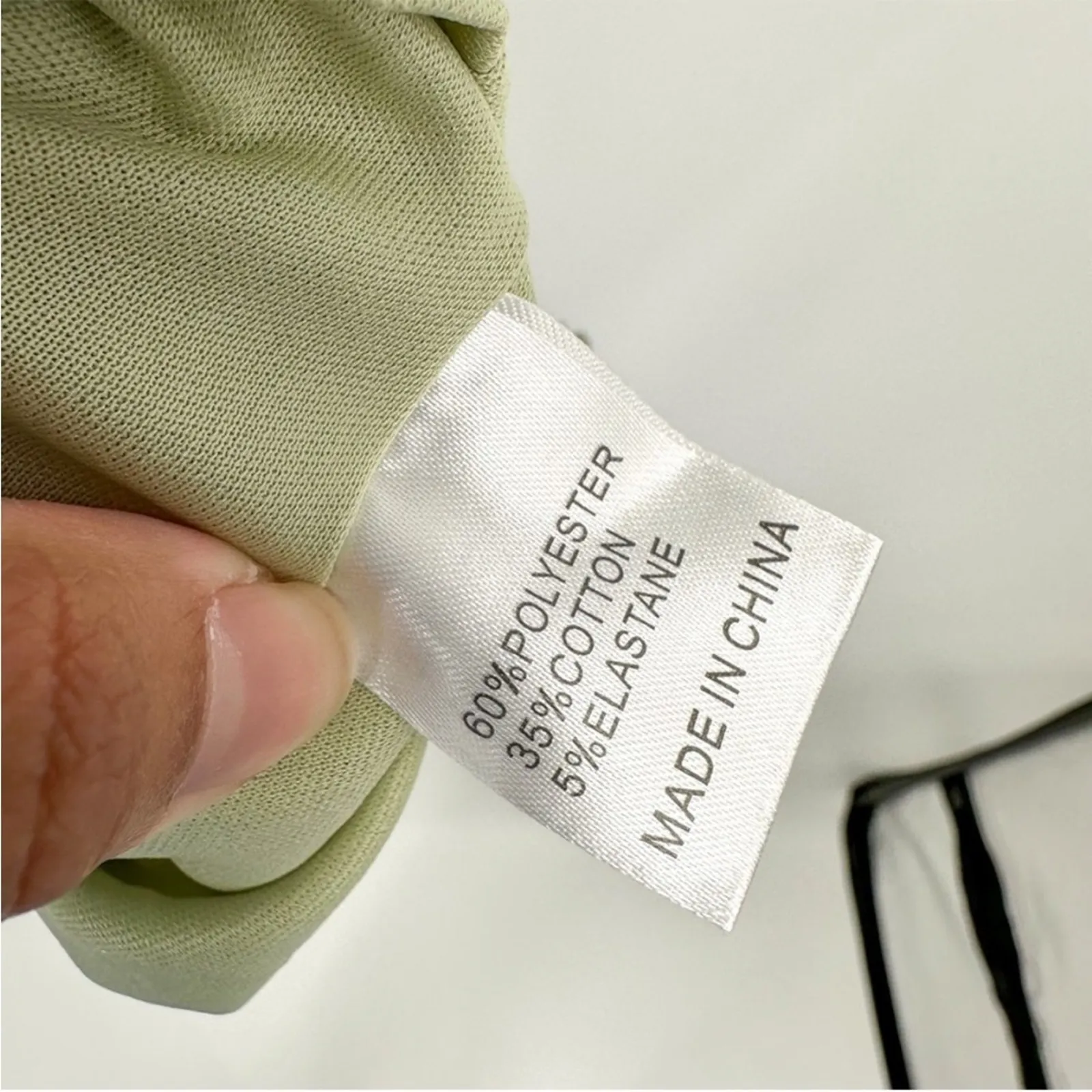 Princess Polly Slow Dancing Ribbed Babydoll Mini Dress Sage Green NEW US 2 - Image 5