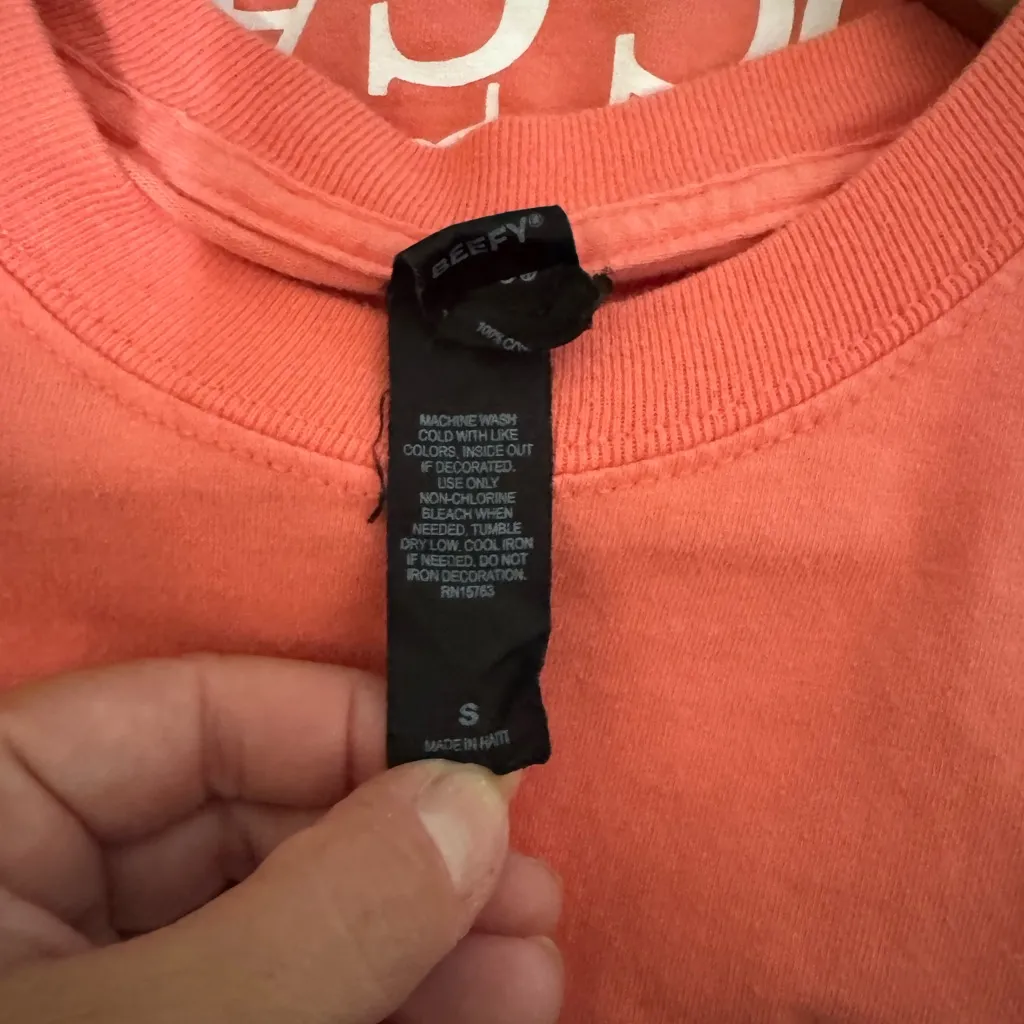 Women’s The Salty Dog Cafe coral Hilton Head crew neck t - Image 3