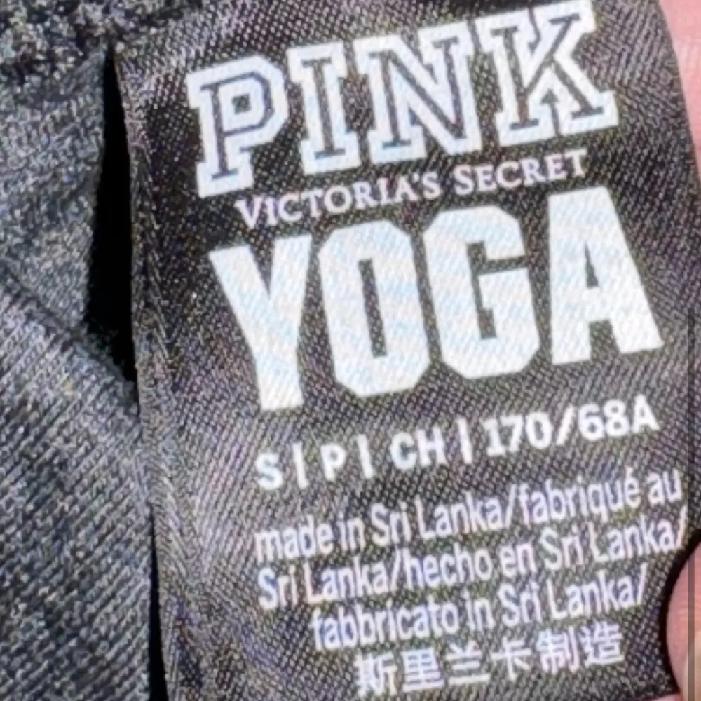 PINK Victoria's Secret grey Leggings tights Multicolor Logo - Image 4